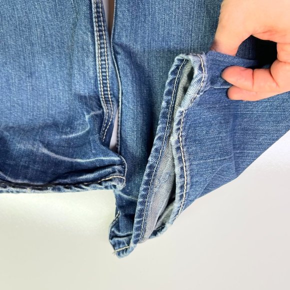 BKE Denim Men's 32R Derek Jeans Distressed Holes - Picture 13 of 15